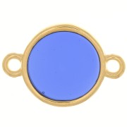 Entrepieza redondo de resina epoxi 11mm Dorado - Cobalt x1|raw }}