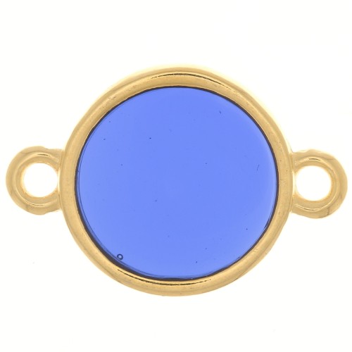 Entrepieza redondo de resina epoxi 11mm Dorado - Cobalt x1