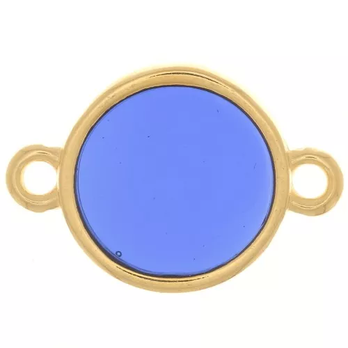 Entrepieza redondo de resina epoxi 11mm Dorado - Cobalt x1