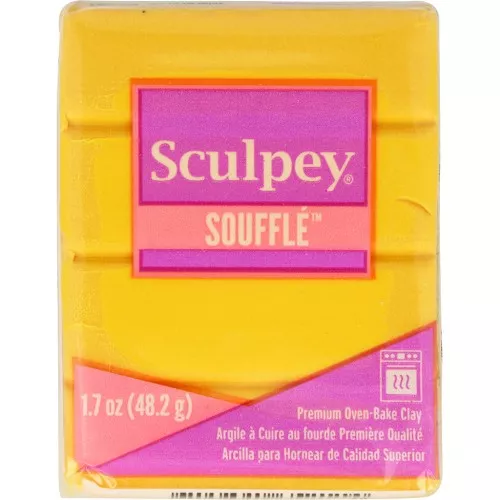 Pasta Sculpey Soufflé 48 gr - Yellow Ochre (n°6521)