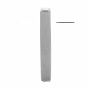 Cuenta letra alfabética 8x1 mm - I - Acero inoxidable 304 x1|raw }}