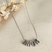 Cuenta letra alfabética 8x5 mm - R - Acero inoxidable 304 x1