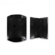 Envase de cartón  7x7.5x2.3 cm Negro x1