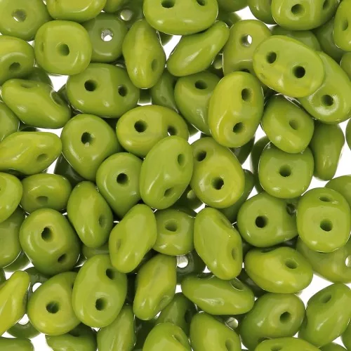 SuperDuo 2,5x5 mm Opaque Olive x10g
