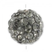 Redonda plastilina strass coreano 8 mm Black Diamond x1|raw }}