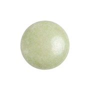 Cabuchón redondo de cristal by Puca® 14 mm - Opaque Light Green Ceramic Look x1|raw }}