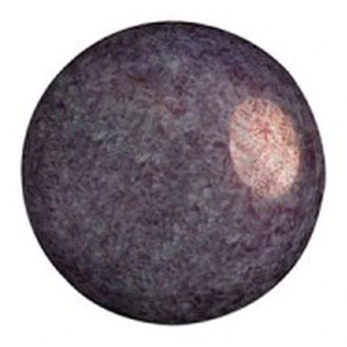 Cabuchón redondo de cristal by Puca® 14 mm - Opaque Mix Amethyst Gold Ceramic Look