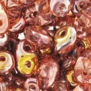 SuperDuo 2,5x5 mm Rosaline Capri Oro x10g