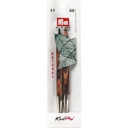 Puntas de agujas de tejer intercambiables de madera Prym - 9 mm - Naturel x2|raw }}