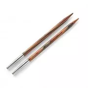Puntas de agujas de tejer intercambiables de madera Prym - 9 mm - Naturel x2