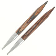 Puntas de agujas de tejer intercambiables de madera Prym - 10 mm - Naturel x2