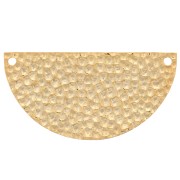 Colgante de media luna martillada 15x30 mm - Dorado con oro fino x1|raw }}