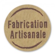 Etiquetas Fabrication Artisanale papel Kraft x500|raw }}