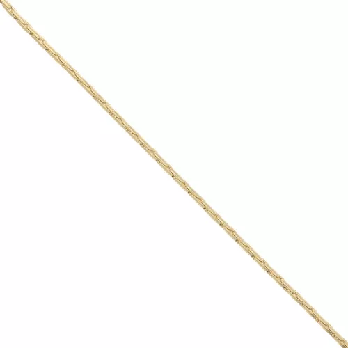 Cadena serpentina 1,3 mm Dorado con oro fino x1m