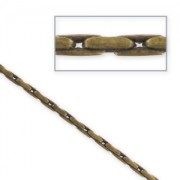 Cadena serpentina 1,3 mm bronce x1m