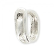 Cuenta pasante bucle de cinturón 13x6 mm plateado antiguo x1|raw }}