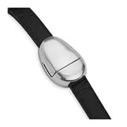 Cierre magnético 16x10 mm para encaje de 5 mm - Plata antigua x1