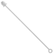 Alfiler anilla con capuchón 65 mm plateado x1|raw }}