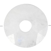 Cuenta donuts facetada 12 mm piedra gema - Pierre de lune x1|raw }}