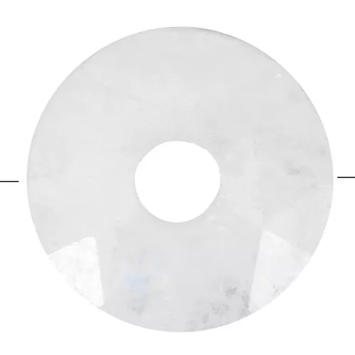 Cuenta donuts facetada 12 mm piedra gema - Pierre de lune x1