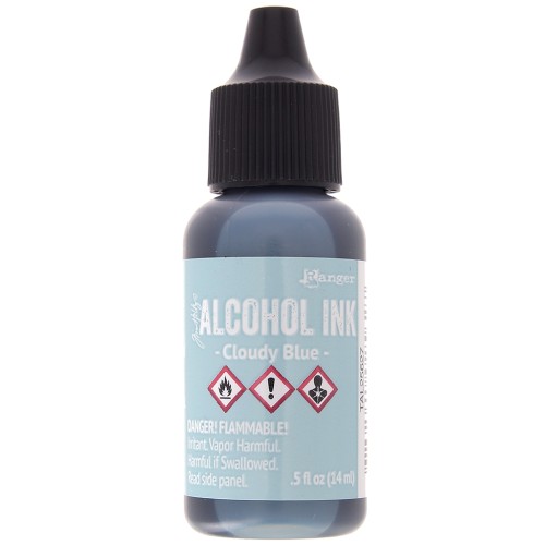 Tinta de limpieza con alcohol Adirondack Tim Holtz - Azul nublado x14ml