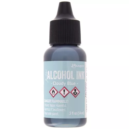 Tinta de limpieza con alcohol Adirondack Tim Holtz - Azul nublado x14ml