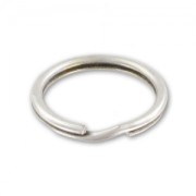 Llavero Aro 20 mm Chapado Plateado envejecido x1