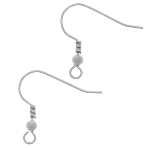 Ganchos bolas 21 mm rodiado x6