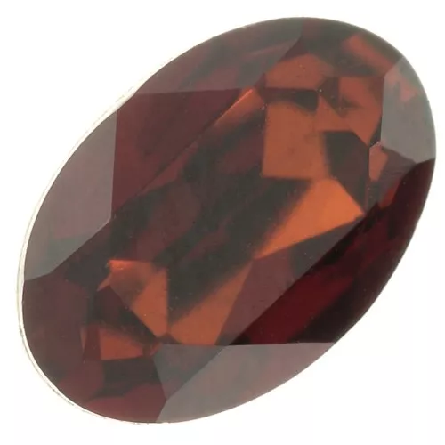 Cabujón PureCrystal 4120 6x4 mm - Ámbar ahumado x1