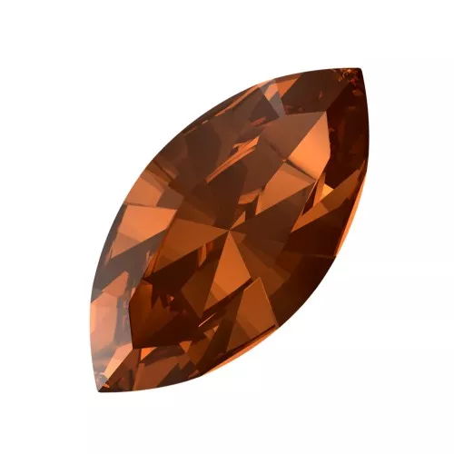 PureCrystal 4228 10x5 mm - Ámbar ahumado x1