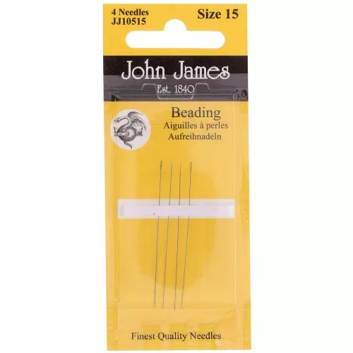 Aguja  John James talla 15 44 mm x4