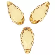 PureCrystal 6010 Gotas 11x5,5 mm - Topacio dorado x4