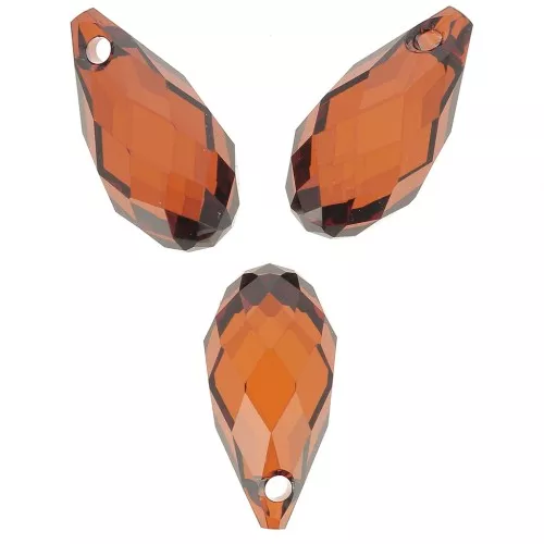 Gota PureCrystal 6010 13x6.5 mm - Smoked Amber x1
