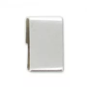 Cuenta pasante 7x11 mm Plata 925 x1