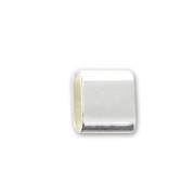 Cuenta pasante 5x6 mm Plata 925 x1