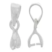 Cierre de colgante 10 mm con colgador de Plata 925 x1