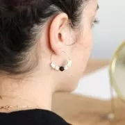 Cuentas redondas 5 mm - Chapado en oro x100