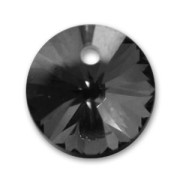 Colgante PureCrystal 6428  8 mm Crystal Silver Night x1