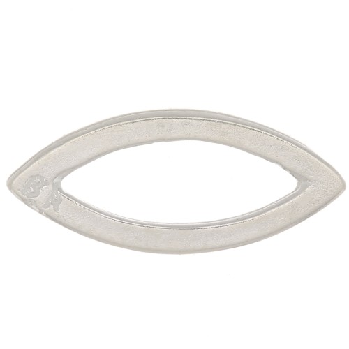 Inserto de lanzadera de 15x7 mm - Plateado fino x1