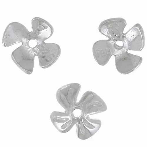 Flor de plata 925 8 mm x1