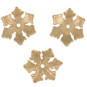 Copa de copo de nieve de 10 mm - Chapado en oro x1|raw }}