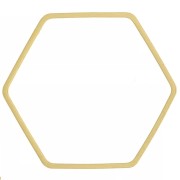 Anillo de montaje y tejido hexagonal 30x33 mm - Oro x1|raw }}