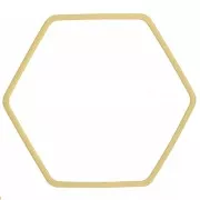 Anillo de montaje y tejido hexagonal 30x33 mm - Oro x1