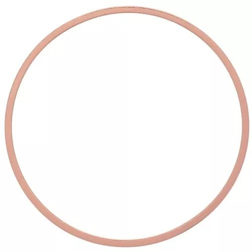 Anillo redondo de 25 mm para tejer y montar - Oro rosa x1