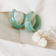 Perlas sin agujero - mini bolas 3 mm - Chapado en oro x100