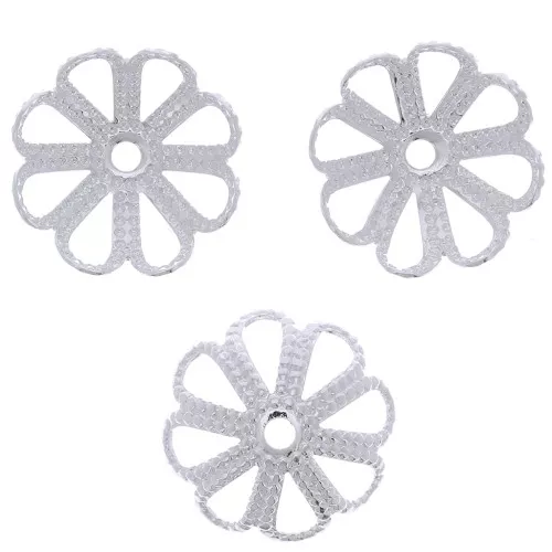 Copas con marca de agua 9 mm - Chapado en plata fina x10