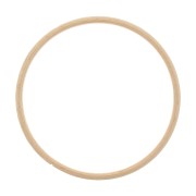 Círculo de madera de haya de 10 cm para atrapasueños y decoración - Natural x1