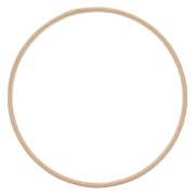 Círculo de madera de haya de 17 cm para atrapasueños y decoración - Natural x1|raw }}