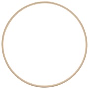Círculo de madera de haya de 23 cm para atrapasueños y decoración - Natural x1
