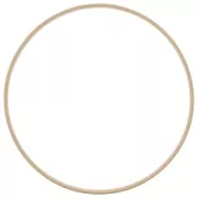Círculo de madera de haya de 23 cm para atrapasueños y decoración - Natural x1